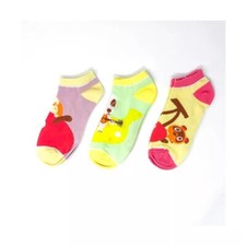 Nintendo Animal Crossing 3-Pack Ankle Sock Shoe Size 5-10