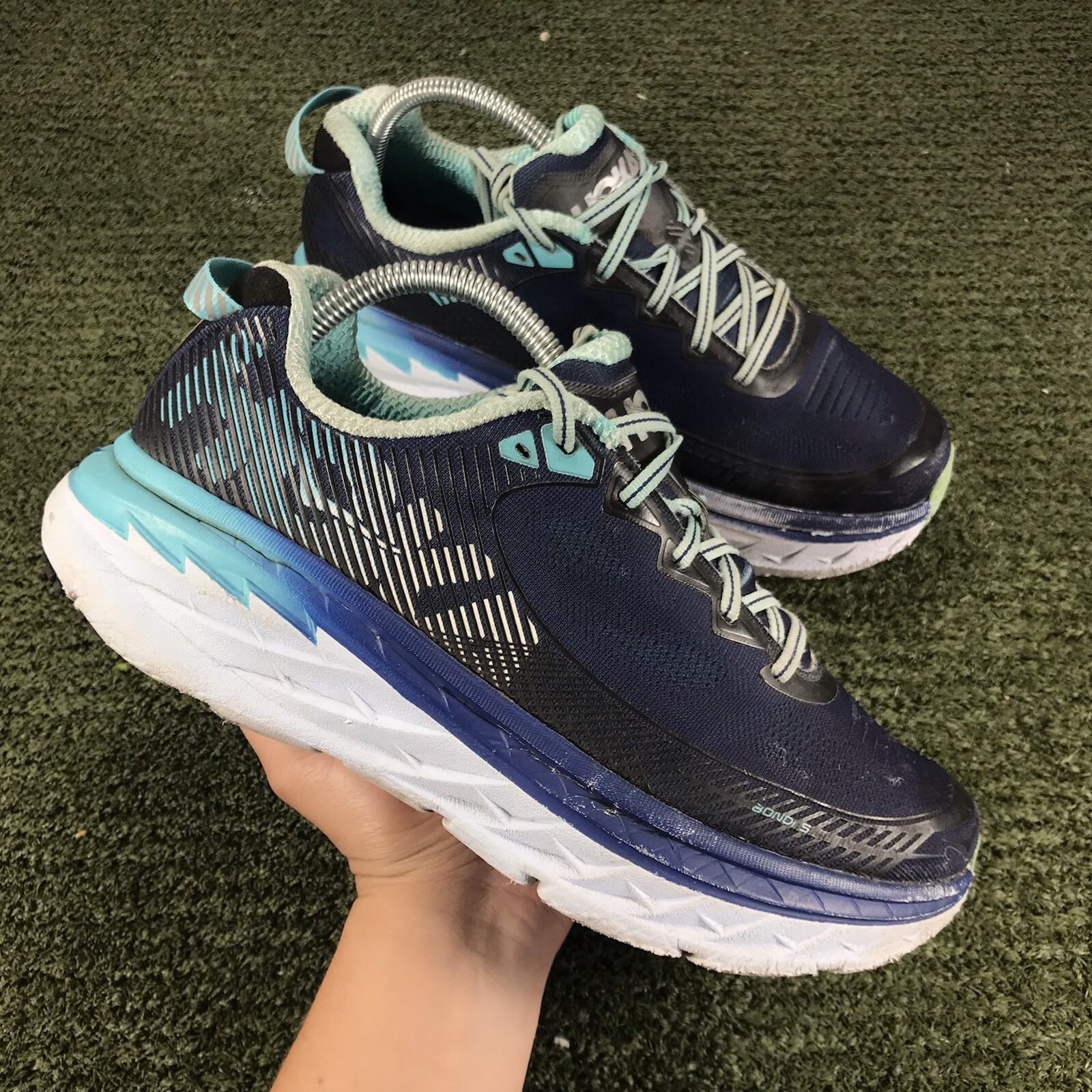 Hoka One One Bondi 5 Women's Running Shoes Blue Size … Gem