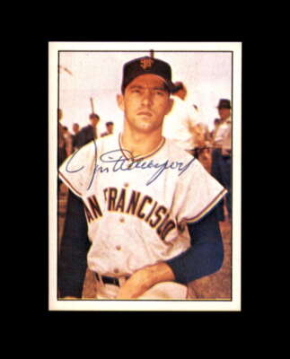 Jim Davenport Signed 1979 TCMA History Series San Francisco Giants Autograph