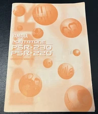 VINTAGE 1996 OWNERS MANUAL  YAMAHA  PORTATONE PSR-230 PSR-220