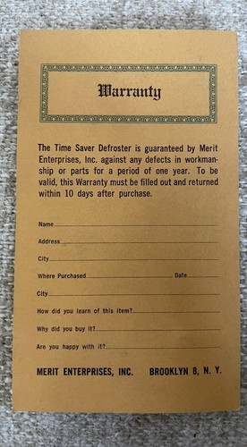 Vintage Ice Box Time Saver W/ Original Box Freezer Refrigerator Defroster Works! - Picture 11 of 12