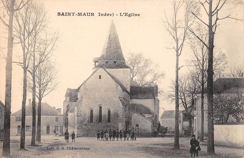 CPA 36 SAINT MAUR L'EGLISE