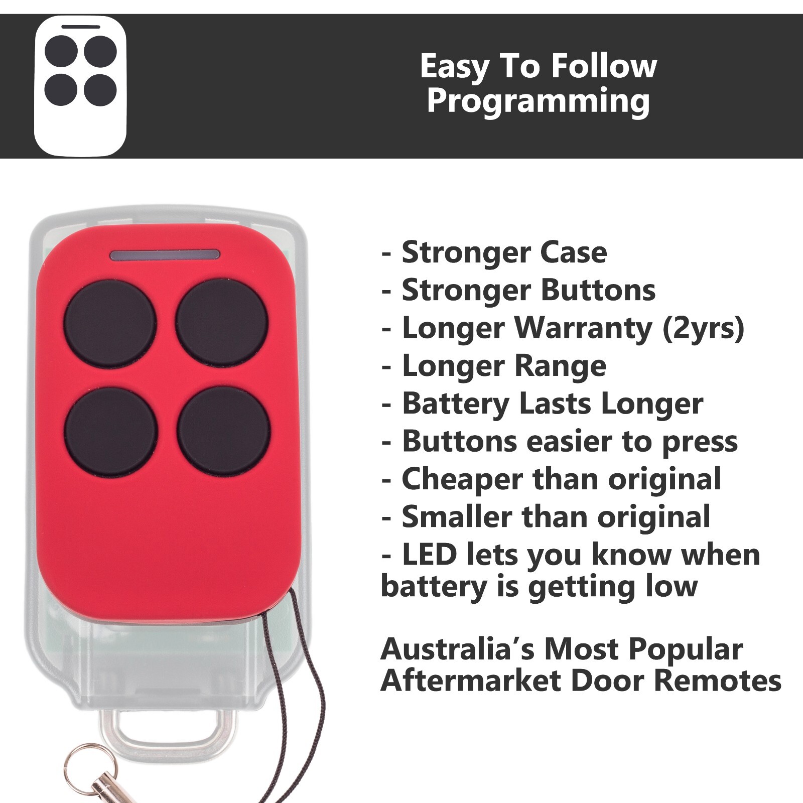 PTX5 ATA Garage Door Remote Control Replace PTX5v1 Genuine PTX5