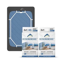 BED SCRUNCHIE Sheet Holder Straps - Heavy Duty Gripper Clips - Strengthened P...