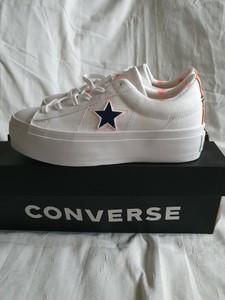 Soldes \u003e converse plateforme corail \u003e en stock