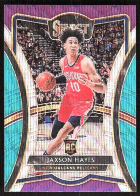 2019-20 7216E Panini Select BLUE PURPLE WAVE PRIZM Jaxson Hayes Rookie New