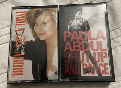 Paula Abdul 2 Cassette Lot Shut Up And Dance Forever Your Girl Great Condition
