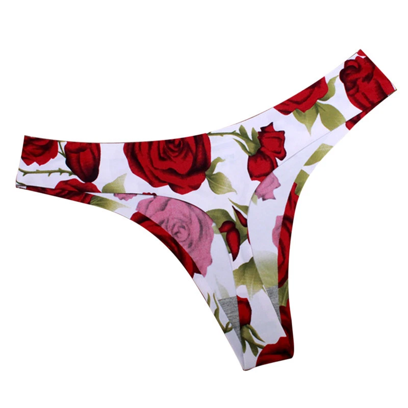 Ladies Sexy Leopard G-String Panties Lingerie Seamless Thongs Briefs Underwear - Image 3 of 4