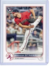 2022 Topps Baseball Series 2 Spencer Strider Base Rookie Card!! Atlanta Braves!!