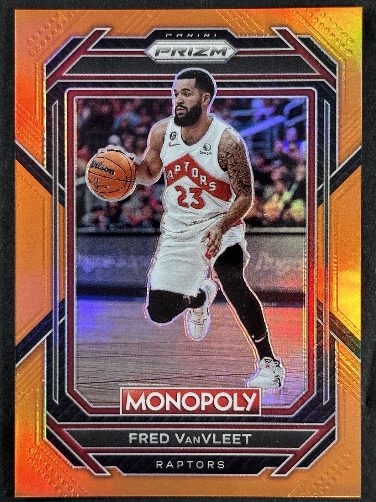 2022-23 Panini NBA Prizm Monopoly Fred VanVleet Orange Prizm /124 #83