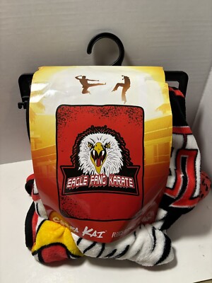 Cobra Kai Eagle Fang Karate Logo Throw Blanket 45 x 60'' Karate Kid Johnny