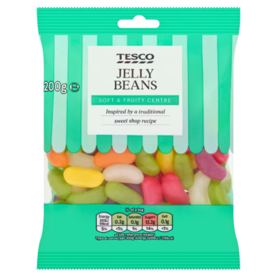 Tesco Jelly Beans Sweets 200G x UK