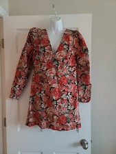 Free People Floral Dress 8 $128