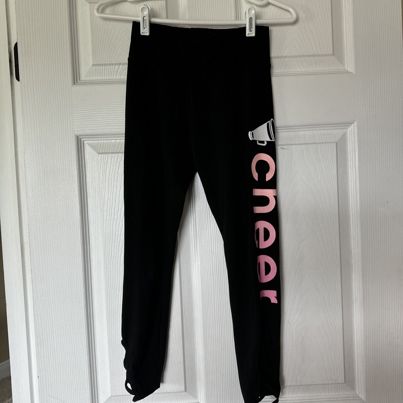 Justice Girls Leggings Size 12 Black