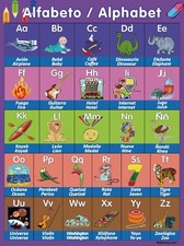 Educational Spanish and English Children's Posters - Bilingual