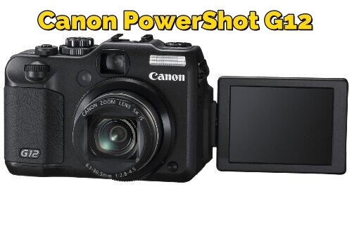 Canon PowerShot G12 10.0 MP Compact Digital Camera - Black - Picture 1 of 6