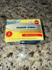 2-2pk (total 4)Scrub Buddies Cellulose Sponges for Dishes Sinks Countertops5053