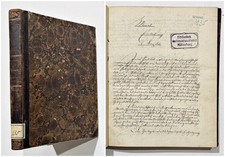 M&uuml;nchen Handschrift Vorlesungsmitschrift Universit&auml;t Fuchs Bernhard 1850