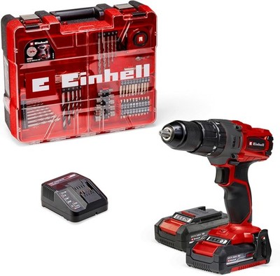 Einhell Akku-Schlagbohrschrauber TE-CD 18/2 Li-i +64 (2x2,0Ah) Power X-Change