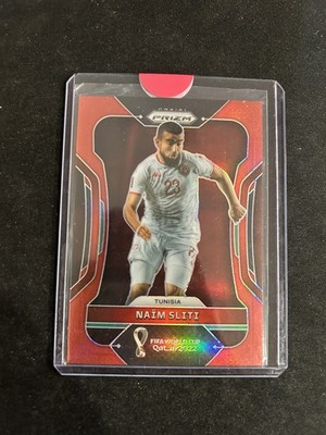2022 Panini Prizm World Cup Qatar - Naim Sliti #196 Red Prizm /399