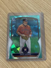 2023 Bowman Chrome Sapphire Drew Gilbert Prospects Refractor Aqua #/99 Astros