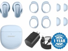 Bose QuietComfort Ultra Wireless Noise Cancelling In-Ear Earbuds Moonstone Blue
