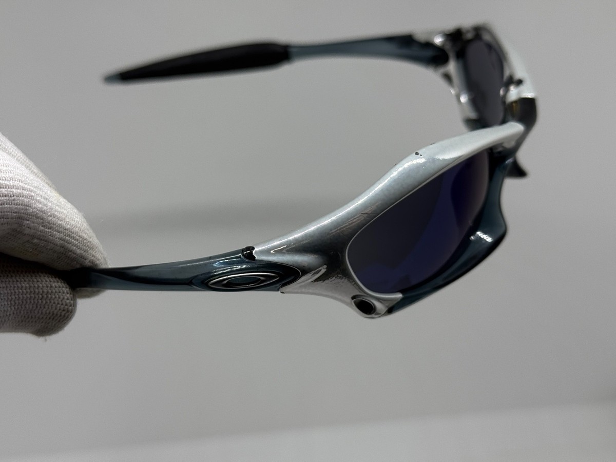 Oakley Splice Montoya White Chrome Crystal Black w/Ice iridium 