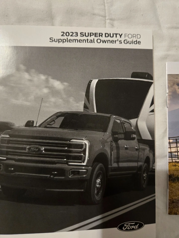 2023 Ford F-250 F-350 F-450 Super Duty Supplemental Owners Manual XL XLT LARIAT - Image 2 of 4
