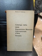catalogo della XXXI Biennale internazionale d'arte Venezia (bozza di stampa)D3