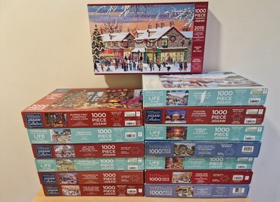  VERSCHIEDENE W.H.SMITH Puzzles 1000 Teile, ALLE VOLLSTÄNDIG.