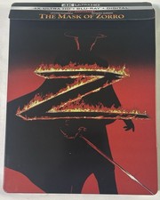 The Mask of Zorro 25th Anniversary  VG 4K UHD Blu-ray Digital Ltd Ed - read