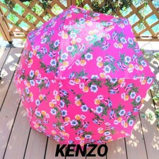 KENZO Paris ATC Vintage Luxury Long Umbrella Multicolor Gorgeouss Unisex 1
