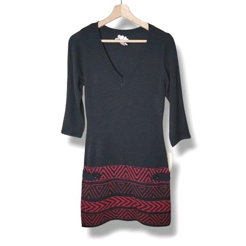 Robe Derek Heart Maille Rouge Taille L - Soirée été Cocktail - Bon état