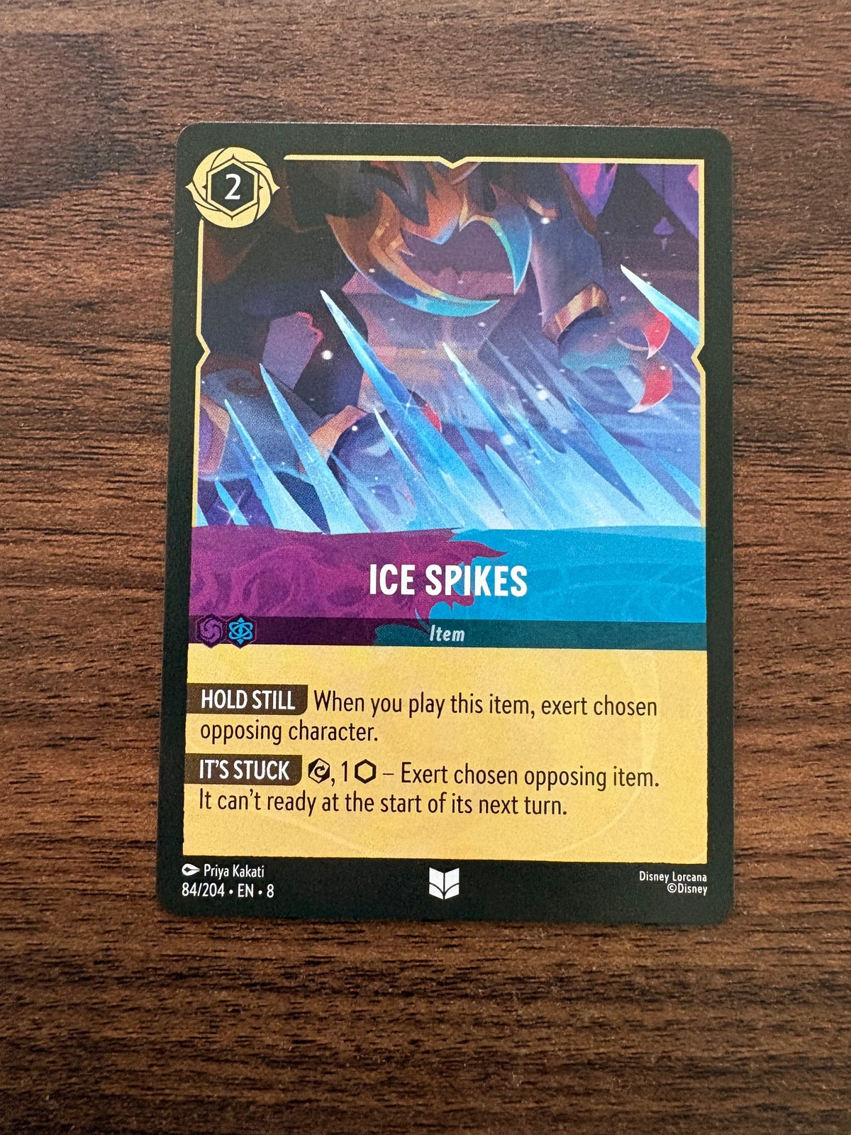 Lorcana Reign of Jafar #84/204 Ice Spikes NM