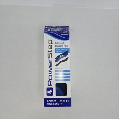PowerStep ProTech Full Length Orthotics Neutral Arch Size 14-15 K NewOpen Box