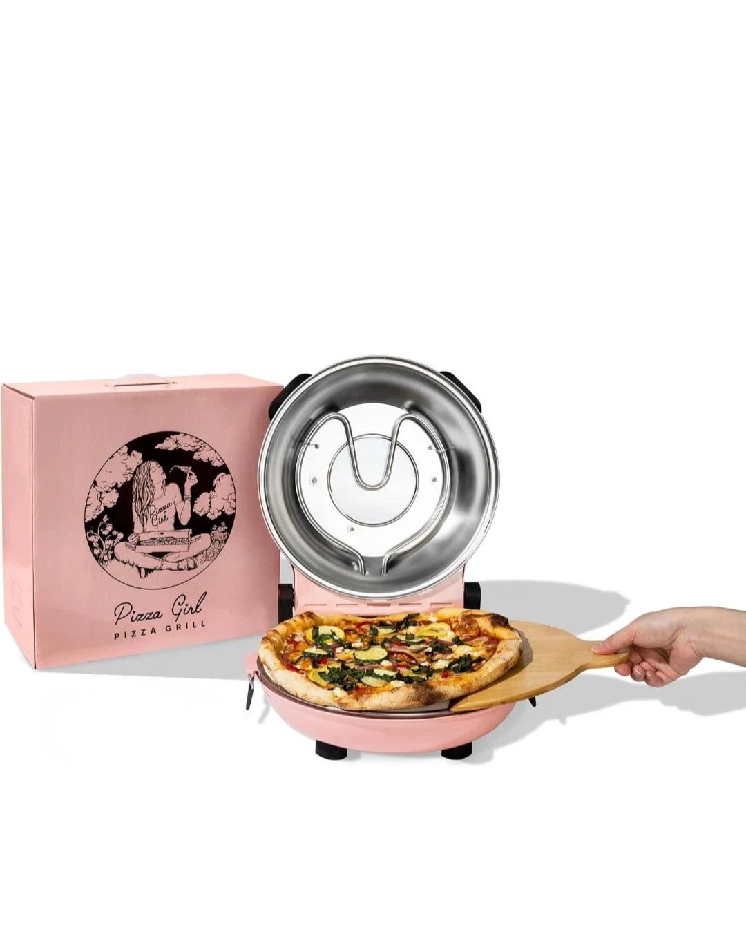Crispy Crust Pizza Oven by (Cream) Electric Pizza Oven Indoor Portable, 12 In
Opens in a new window 