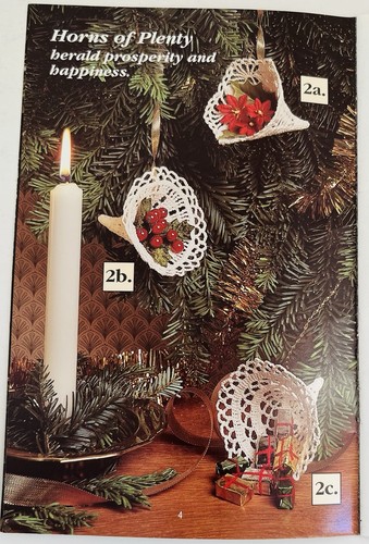 South Maid ENCHANTED CHRISTMAS 16 Ornaments to Crochet Art. J12 Book 357 (1991) - Picture 4 of 7
