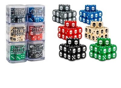 GAMES WORKSHOP | WARHAMMER 40K | AGE OF SIGMAR| CITADEL DICE SET 12MM