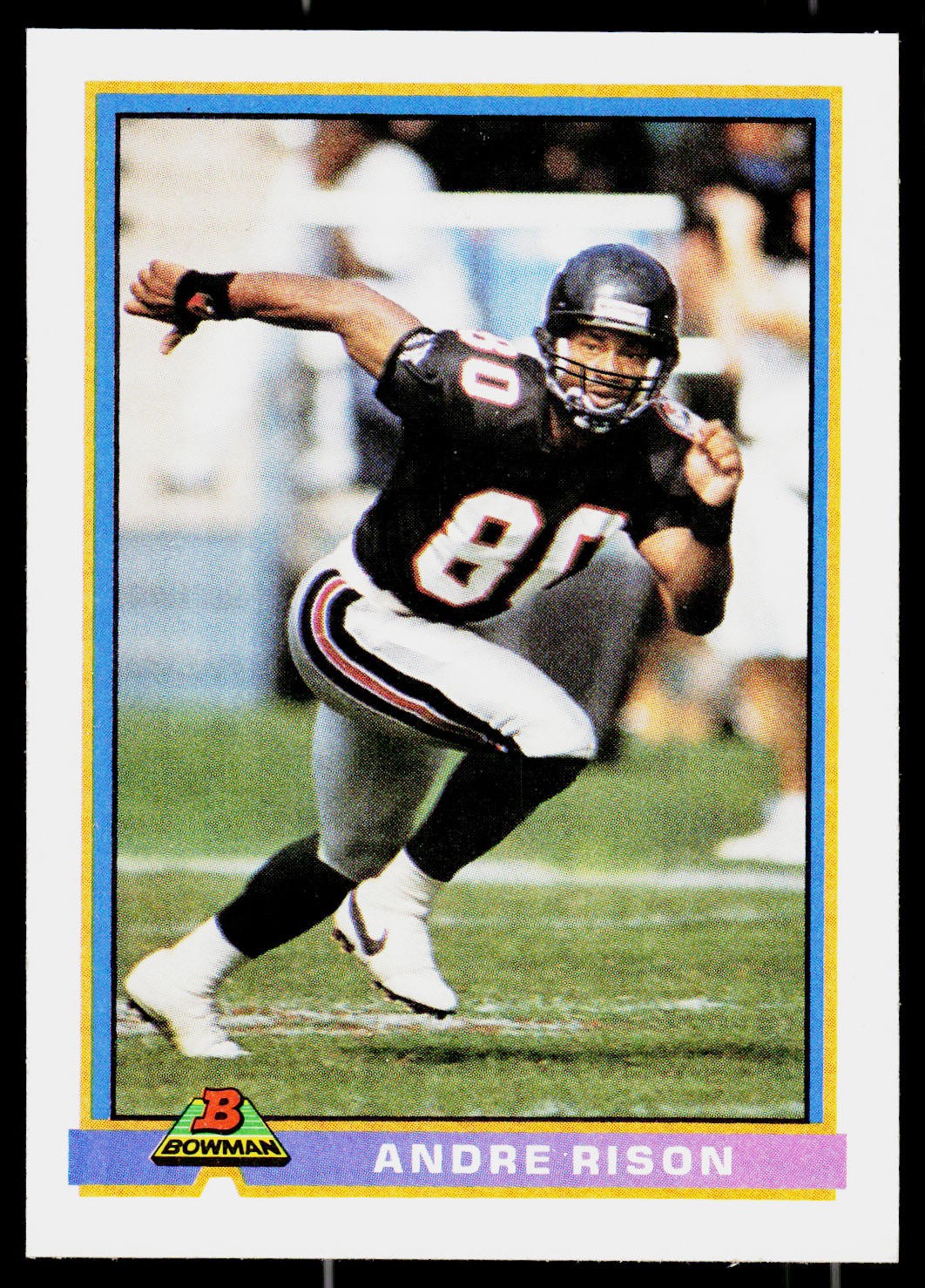 Andre Rison, 1991 Bowman, #12, Atlanta Falcons,
