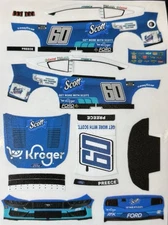 Custom 2025 Ryan Preece #60 Scott Products 1/64 Scale NASCAR Peel & Stick Decals