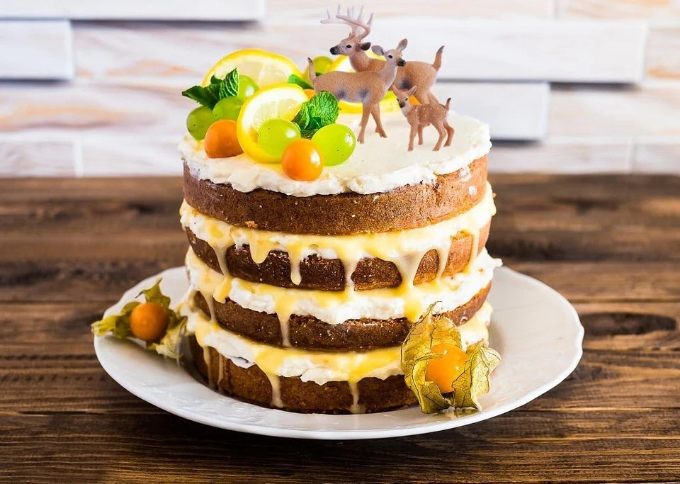 Juego de 6 estatuillas de ciervo en miniatura decoraciones de animales del bosque nuevas Foto 4 de 4