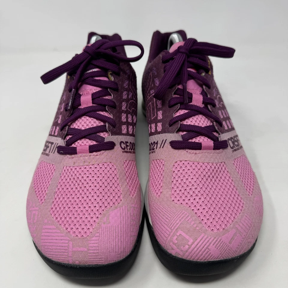 Reebok CrossFit Nano 5 CR5FT Athletic Training Shoes Pink Purple Women's Size 10 - Image 4 of 4
