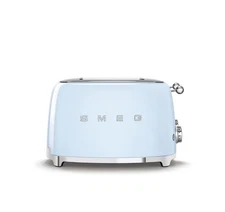 Smeg TSF03PBUS Pastel Blue 50's Retro Style 4 Slot Toaster (Open Box)
