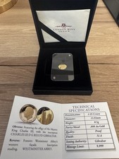 2025 Gibraltar 1/25 Crown Westminster Abbey Proof 0.5g .999 Fine Gold Coin