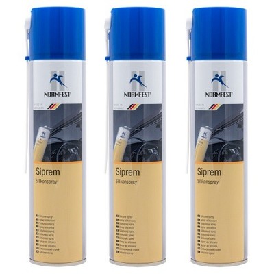 Normfest Siprem Silikon Spray Schmiermittel 3x400ml