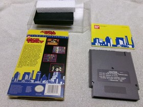 #607 Dick Tracy (Nintendo Entertainment, NES 1990) Manual Game Box W/ Protector