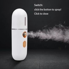 Mini Portable Facial Steamer Humidifier - Rechargeable Hydrating Spray