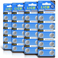 LiCB 40 Pack LR44 AG13 357 303 SR44 Batteries 1.5V Button Coin Cell Battery
