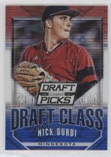 2014 Prizm Perennial Draft Picks Class Red White & Blue Pulsar Nick Burdi 1s8