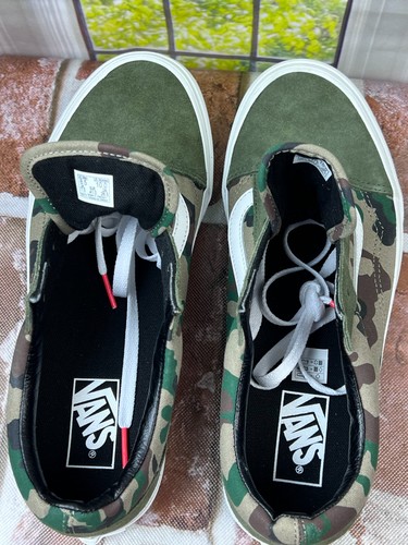 Vans Off The Wall Old Skool Camo Canvas Suede Skate 508731 8.5 men 10 women New - Picture 9 of 9